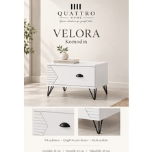 Quattro Home Velora Tek Çekmeceli Komodin