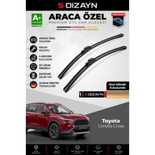S-Dizayn Toyota Corolla Cross Ön Cam Silecek Seti 2020 Üzeri Premium Araca Özel 65-40 cm  A+ Kalite