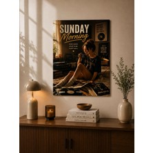 PRYDESIGN Plak Hikayeleri Kolleksiyonu Pazar Esintisi Metal Tablo