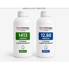 Maison Luré Ölçüm Cihazı Iletkenlik Kalibrasyon Seti 2000 ml 1413 Μs/cm 12.88 Ms/cm