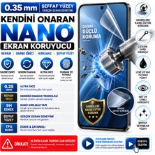 Astakos Nubia Z30 Pro Uyumlu 0.35MM Şeffaf Repair Kendini Onaran Nano Darbe Emici Kırılmaz Ekran Koruyucu Tpu Film