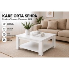 Murat Mobilya Kare Orta Sehpa