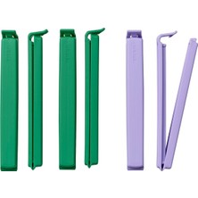 Ikea Bevara Poşet Kapatma Klipsi Yeşil-Lila 6'lı 30625483
