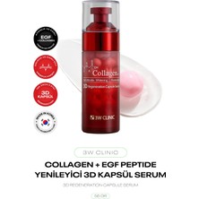 3W CLiNiC Kolajen Ve EGF İle Güçlendirilmiş 5 Çeşit Peptit İçeren Yenileyici Kapsül Serum Collagen Capsule Serum