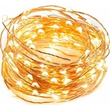 Winesso 10 m Sarı Peri Led Işık Dim Özelliği ile Enerji Tasarruflu Gün Işığı Renk
