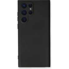 Bezos Samsung Galaxy S23 Ultra Uyumlu Kılıf Nano Içi Kadife Silikon - Siyah