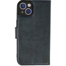 Bezos Apple iPhone 14 Plus Uyumlu Kılıf Trend S Plus Kapaklı Kılıf - Lacivert