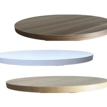 Maison Luré Yan Sehpa 40 cm Çapında Yuvarlak Mdf Sehpa Tablası Aparatlı 1 Adet