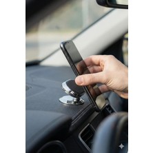 Linber Güçlü Mıknatıslı Araç Içi Telefon Tutucu Yapışkanlı Torpido Üstü Telefon Tutacağı