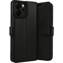 Bezos Oppo Reno 14F Uyumlu Trend S Plus Kapaklı Kılıf - Siyah