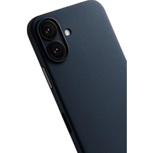 Bezos Joko Apple iPhone 17 Uyumlu Wonder Deri Magsafe Kapak - Lacivert