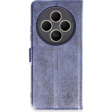 Bezos Xiaomi Redmi 14C Uyumlu Kılıf Trend S Plus Kapaklı Kılıf - Lacivert