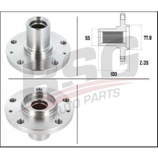 Bsg Porya On Sag/sol ( 5 Bıjon ) 16 Jant - Ducato/boxer/jumper 94-01