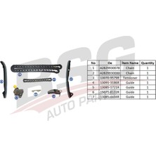 Bsg Eksantrık Zıncır Setı (7 Parca) - Megane Iv Clıo V Captur Kadjar Talısman 18-
