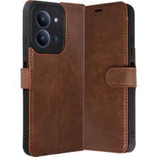 Bezos Xiaomi Redmi 15C 4g Uyumlu Trend S Plus Kapaklı Kılıf - Taba