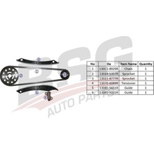 Bsg Eksantrık Zıncır Setı Zıncır-2 Kızak-Eksantrık Dıslı-Krank Dıslı-Gergı - Megan Iıı-Iv/fluence/kadjar/trafıc/mercedes-Vıto/nıssan-X-Traıl 13-