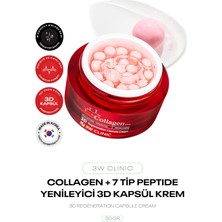 3W CLiNiC Kolajen ve 7 Çeşit Peptit Içeren Yenileyici Kapsül Krem Collagen 3D Regeneration Capsule Cream
