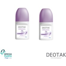 Deotak Original Roll-On Deodorant 35 ml - 2 Adet  Kadınlar İçin Koku Koruma