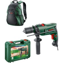 Bosch Easyımpact 600 600 Watt Darbeli Matkap Anahtarsız Mandren ve Sırt Çantası ile Yeşil