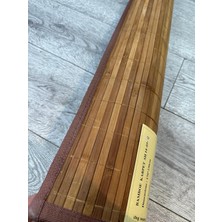 Akarsu Bambu Halı -Kilim Kahve Rengi | Çizgi / 170 x 230 /