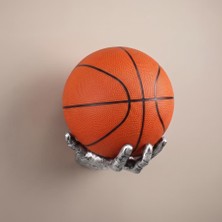 SUME Dekoratif El Şeklinde Duvara Monte Basketbol,futbol Topu Tutucu Reçine Oda Dekoru Top Saklama Için Ideal Spor Temalı Oda Dekoru
