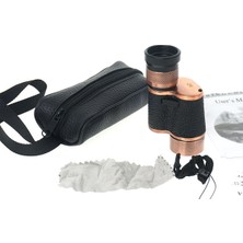Lovesta Home 6X24 Baıgısh Askeri Tarzi Pirinç ve Deri Kaplamalı Deri Çantalı Monocular Dürbün Princ