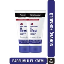 Neutrogena Parfümlü El Kremi 75 ml X 2 Norveç Formülü ile Hızlı Emilim Sağlar