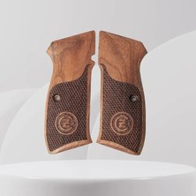 Makgrips Cz 75 A Ceviz Ağacı Logolu Tabanca Kabzesi