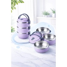 Maison Luré Termos 3 Katlı Sızdırmaz Yemek Termosu Sefer Tası