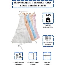 Maison Luré Askılık Yüksekli Ayarlı Tekerlekli Abiye Elbise Gelinlik Standı