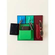 Maison Luré Askılık 3x3 Duvar Organizer – Modüler Duvar Düzenleyici Panel, Kanca ve Saklama Kut