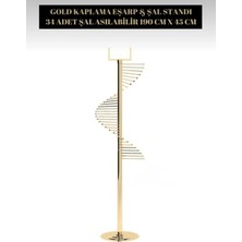 Maison Luré Askılık Gold Kaplama Eşarp Standı 34 Şal Asılabilir