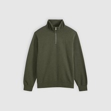 Levi's Original Housemark Çeyrek Fermuarlı Sweatshirt