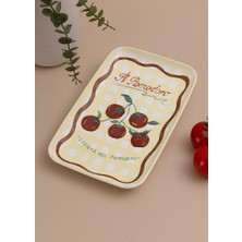 The Mia ITL0015 Italian Summer Dikdörtgen Servis Tabağı 31X20 cm