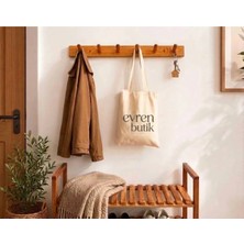 Maison Luré Askılık 6'lı Dekoratif Duvar Askılığı Ahşap Gürgen