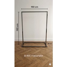 Maison Luré Askılık Tekerlekli Ayaklı Elbise 150X150X45