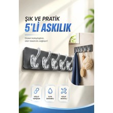Maison Luré Askılık Kendinden Yapışkanlı Su Geçirmez 5'li