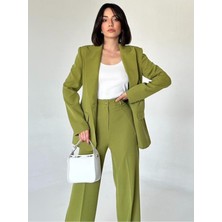 Vuntal Butik Blazer Takım Elbise Tek Düğme Ceket Pantolon