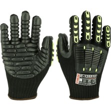 Starline E-125515 Polyester Astar - Köpük Kauçuk Vibrasyon Eldiveni En Iso 10819 En 388:3141A