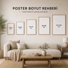 Akıllı Kağıt Statik Tutunma Özellikli Tablo - Poster Müzik (Model- 2)