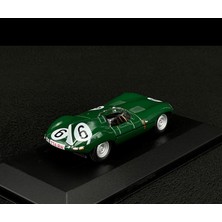 1:43 Ölçek Atlas 1955 Jaguar D-Type #6 - Winner Lemans - Hawthorn Diecast Metal Minyatür Model Araba 10CM