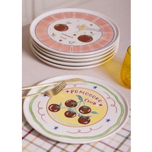 The Mia ITL0002 Italian Summer Servis Tabağı 6lı Set 26 cm