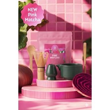 Epinox 250 gr Pink Matcha Çayı ve Demleme Seti