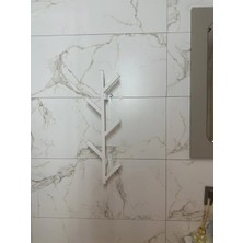 Maison Luré Askılık Metal Antre Çanta Banyo Bornoz Havlu 5 Askılı 50CM