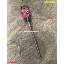 Milwaukee Milwauke Pro 4x 6*215 Beton Delme Ucu Taş Mermer Granit Delme Ucu 4elmas Sds Plus