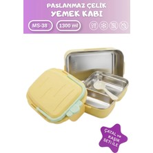 Maison Luré Termos Iki Katlı Ilk ve Orta Okul Piknik Çatal Kaşık Setli Yemek Kabı 1300 ml