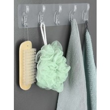 Maison Luré Askılık 5'li Şeffaf Kendinden Yapışkanlı - Mutfak Banyo Duvar Kapı
