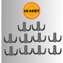 Maison Luré Askılık Noktalı Metal Askı Portmanto Dolap Askısı 10 Adet