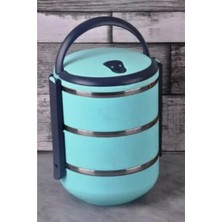 Maison Luré Termos 3 Katlı Sızdırmaz Yemek Termosu Sefer Tası Saklama Kabı 2,25 Litre