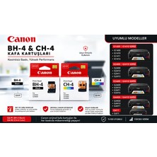 Canon Bh-4 + Ch-4 Siyah ve Renkli Baskı Kafası Ikili Set